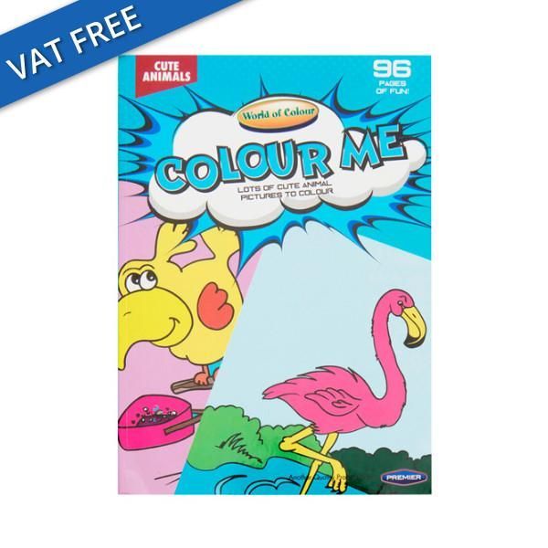 Woc A4 96pg Perforated Colouring Book