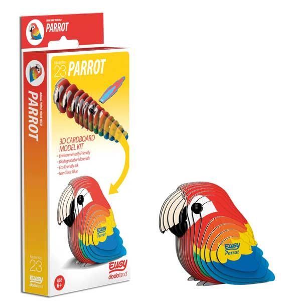 Eugy 3D Parrot Model Craft Kit