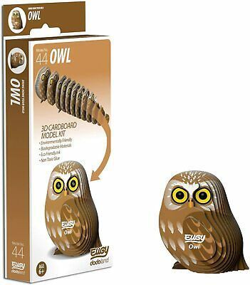 Eugy 3D OWL Model Craft Kit