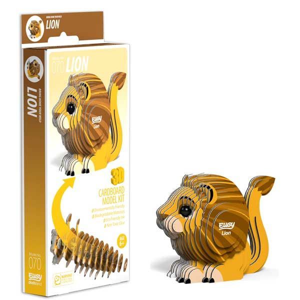 Eugy 3D LION Model Craft Kit