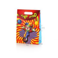 Clown on unicycle bag 13352