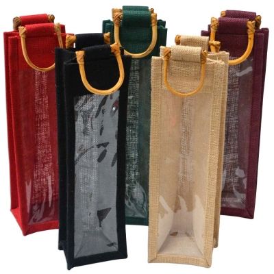 JUTE 1 BOTTLE BAG