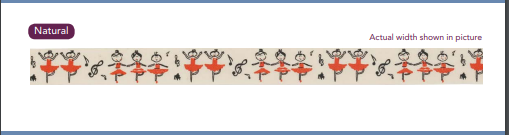 SR-1408  DANCE NATURAL 15MM X 20 M