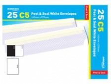 C4 Peel & Seal White Envelopes Pack
