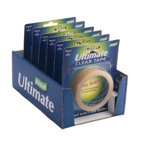 Ultmate 24mm x 50m Easytear Tape Roll