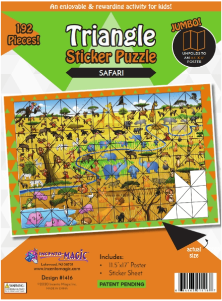 Safari Sticker Puzzle 1416