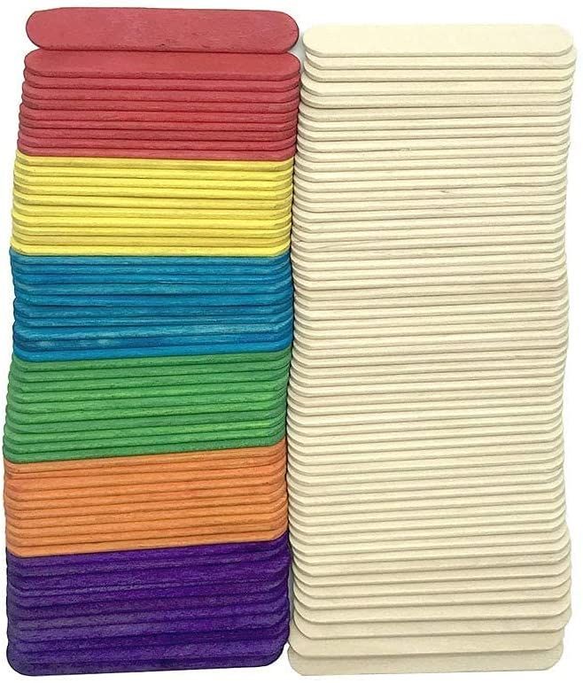 100PC ASSORTED MEDIUM CRAFT STICKS