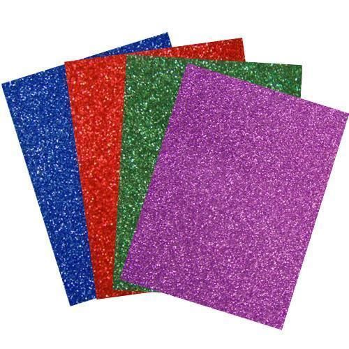 5PC LARGE GLITTER FOAM BACKED SHEETS 30*