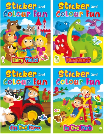 STICKER AND COLOUR FUN