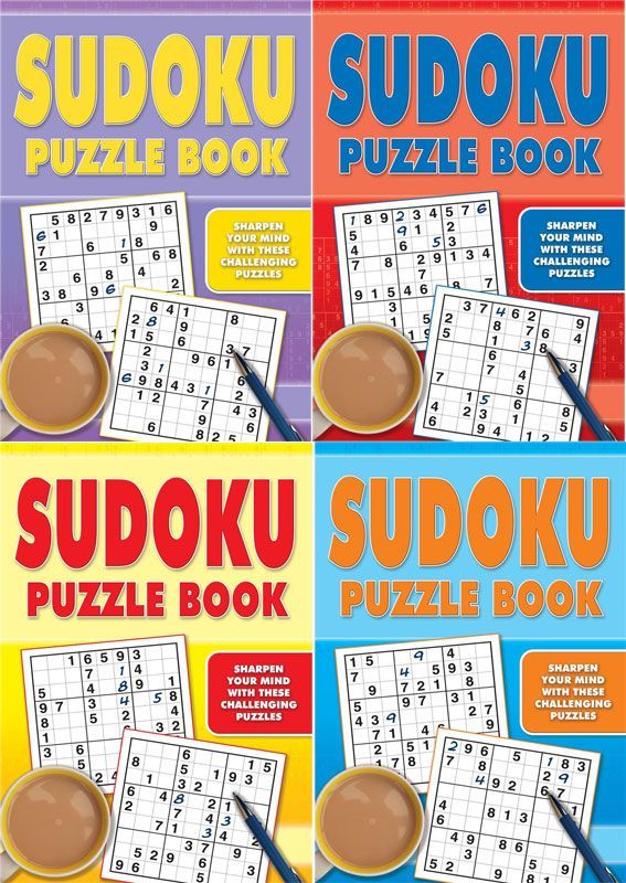 4ASST SUDOKU PUZZLE BOOKS 1-4