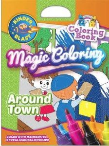 Magic Coloring Book Around Town