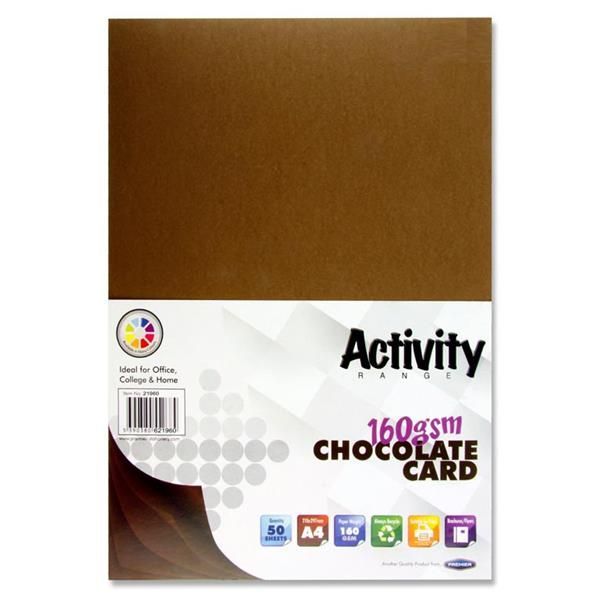 Premier Activity A4 160gsm Card 50 Sheet