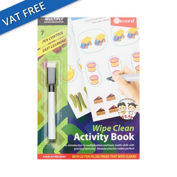 22pg Wipe Clean Activity Book