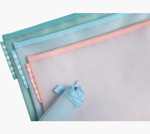 Zipped pocket EVA A4 Chrom Pastel