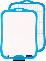 Whiteboard dble-side Pen & Eraser Blue