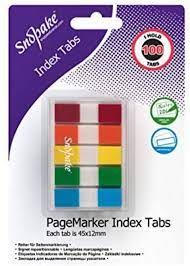 Index tab pagemarker rainbow