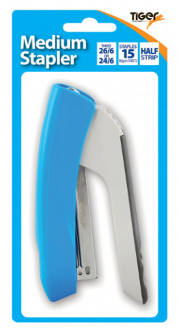 Medium Plastic 26/6 Stapler Assorted