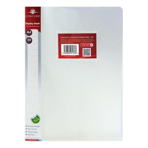 Pukka PP Display Book Lite 20 pocket Cle