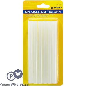 Marksman - 12pc Clear Hot Melt/Glue Stck