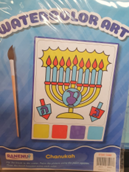 CHANUKAH WATERCOLOUR ART S668