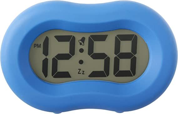 Acctim 15119 Vierra Alarm Clock, Silicon