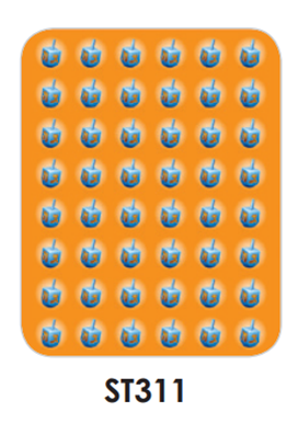 CHANUKAH STICKERS 6 SHEETS ST311