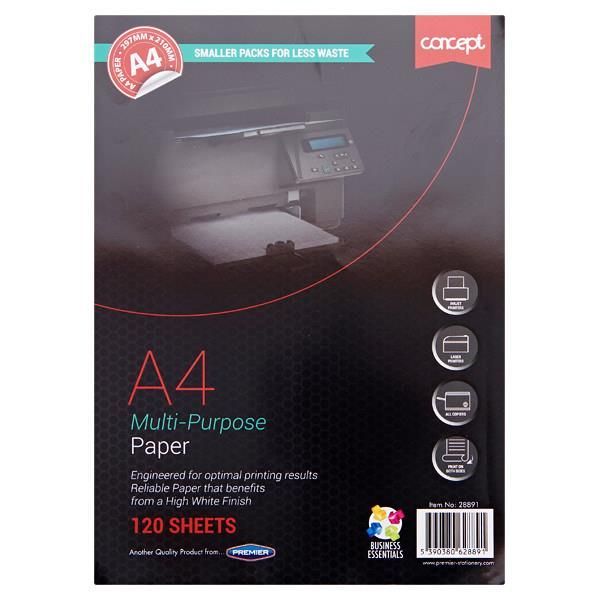 Concept A4 Copier Paper 120 Sheets