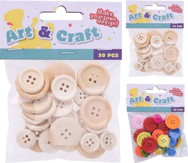 WOODEN BUTTONS 30