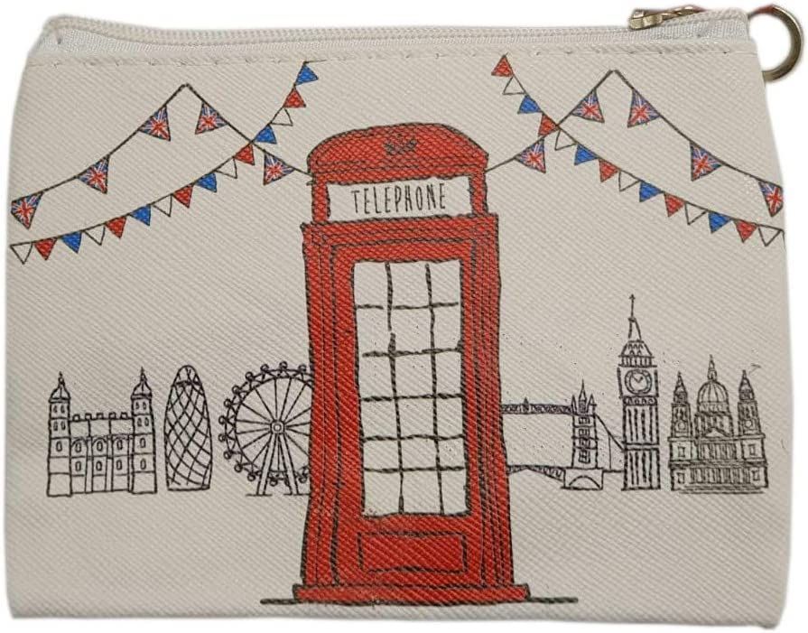 Sketchy London Telephone Box Coin Purse