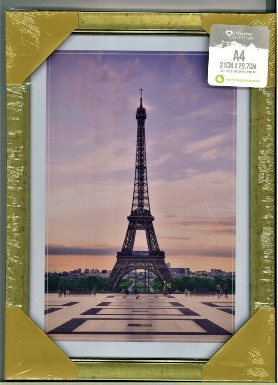 A4 FRAME GOLD MARBLE JDP/4