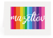 Mazel Tov Card KJ-723