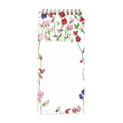 SHOPPING NOTES MAGNATIC Sweet Peas