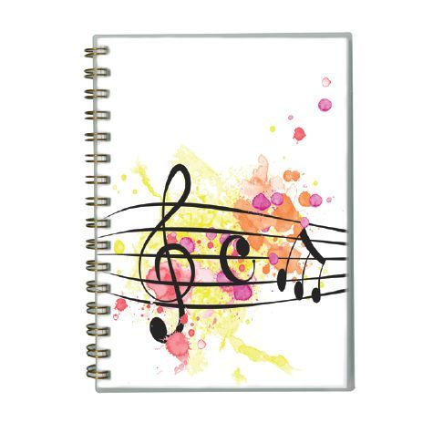 A5 NOTEBOOKS Music Splash
