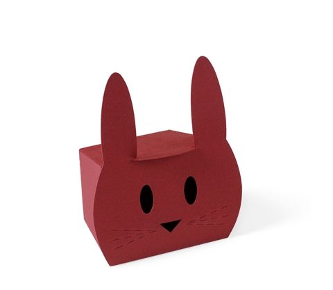 Rabbit shaped gift box