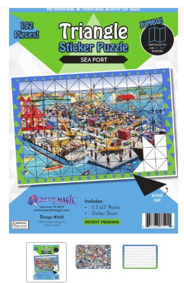 1421 Sea Port Sticker Puzzle