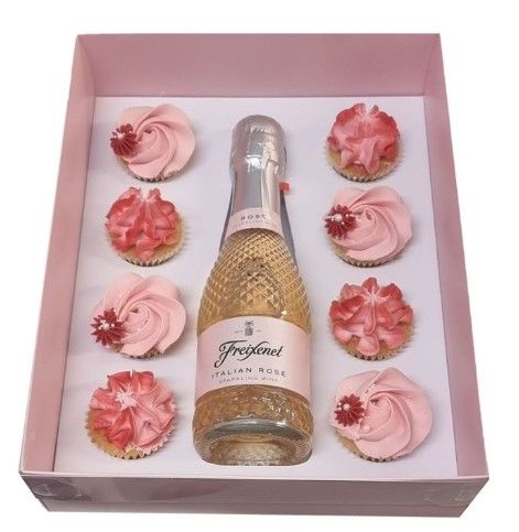 Hamper Box + Clear lid + insert bottle