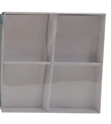 15515530 4pk Square + Clear Lid + Insert