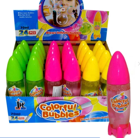 BUBBLE ROCKET ASSORTED