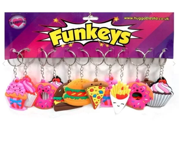KEYRING FAST FOOD PVC