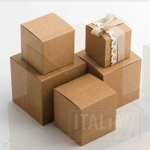 Rustic Kraft – Cube 90x90x90mm