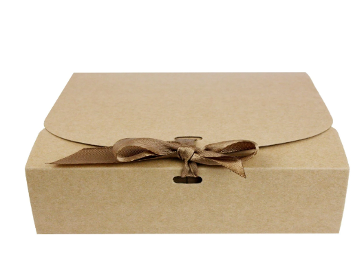 00637 RECTANGLE BROWN BOX 31x25x8