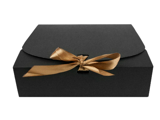 00641 RECTANGLE BLACK BOX 31X25X8