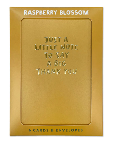 Just a little note to say a big thank y