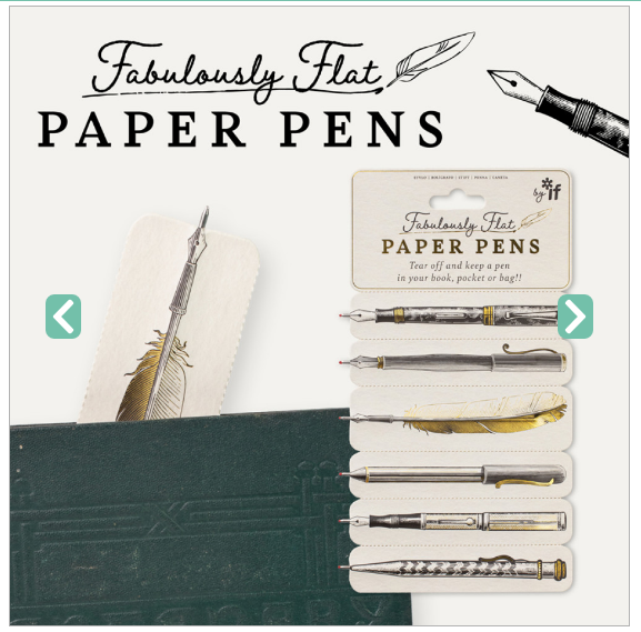 FABULOUSLY FLAT PAPER PENS