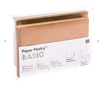 CARD SET KRAFTPA,C7/A7 FSC MIX 30 PCS