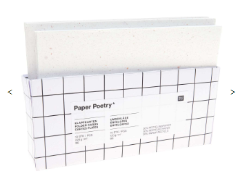 Card set B6,  offwhite, 10pack