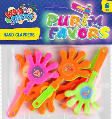 Purim Clappers x6