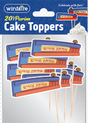 Purim Cake Toppers Gragger