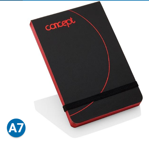 Concept A7 192pg Little Black Notebook