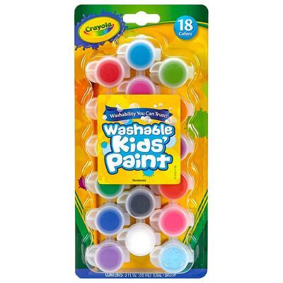 18 Washable Kids Paint (88.7ml)